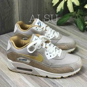 NWT Nike Air Max 90 String Wheat Gold - RARE!